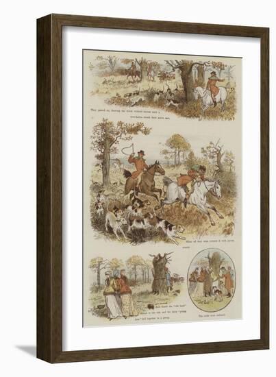 The Legend of the Laughing Oak-Randolph Caldecott-Framed Giclee Print