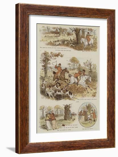 The Legend of the Laughing Oak-Randolph Caldecott-Framed Giclee Print