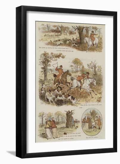 The Legend of the Laughing Oak-Randolph Caldecott-Framed Giclee Print