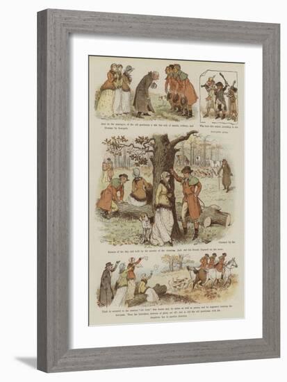 The Legend of the Laughing Oak-Randolph Caldecott-Framed Giclee Print