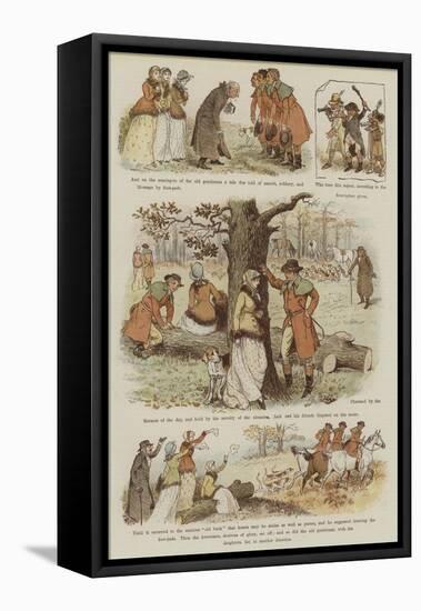 The Legend of the Laughing Oak-Randolph Caldecott-Framed Premier Image Canvas