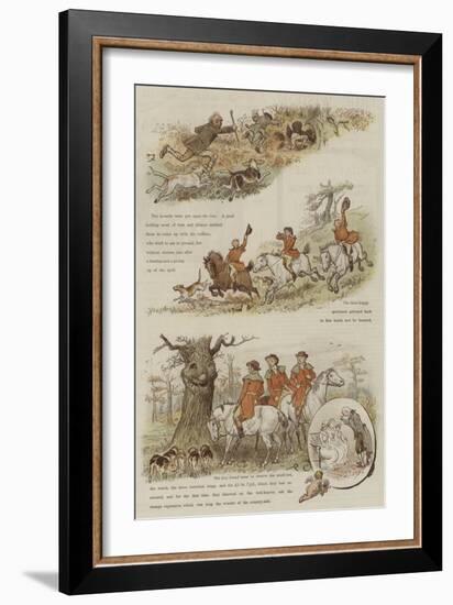 The Legend of the Laughing Oak-Randolph Caldecott-Framed Giclee Print