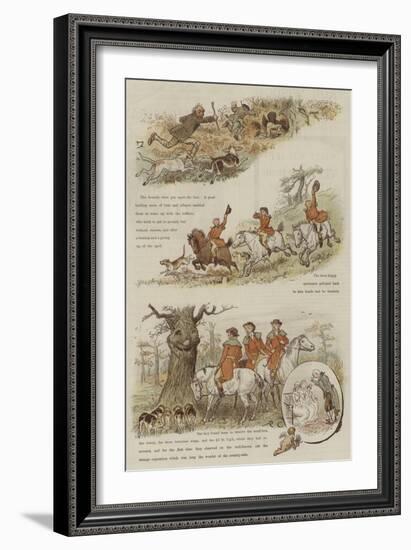 The Legend of the Laughing Oak-Randolph Caldecott-Framed Giclee Print