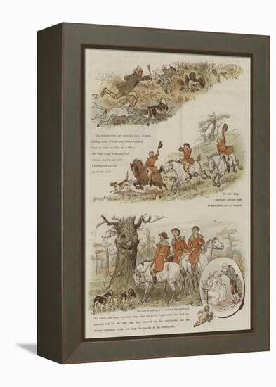 The Legend of the Laughing Oak-Randolph Caldecott-Framed Premier Image Canvas