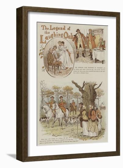 The Legend of the Laughing Oak-Randolph Caldecott-Framed Giclee Print