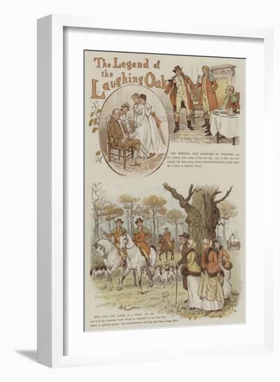 The Legend of the Laughing Oak-Randolph Caldecott-Framed Giclee Print