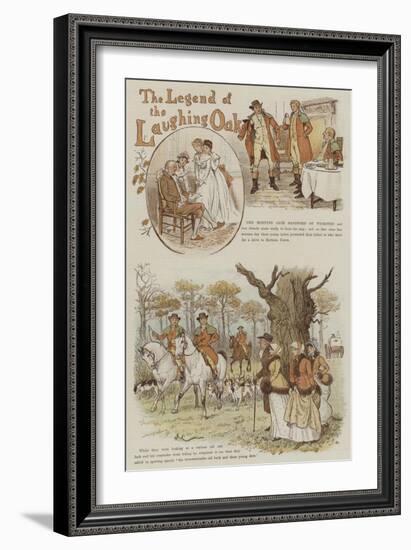 The Legend of the Laughing Oak-Randolph Caldecott-Framed Giclee Print