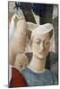 The Legend of the True Cross, the Queen of Sheba Worshipping the Wood of the Cross-Piero della Francesca-Mounted Giclee Print
