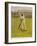 The Legendary Cricketer, Dr. W.G. Grace Poised with His Bat-null-Framed Photographic Print