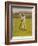 The Legendary Cricketer, Dr. W.G. Grace Poised with His Bat-null-Framed Photographic Print