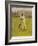 The Legendary Cricketer, Dr. W.G. Grace Poised with His Bat-null-Framed Photographic Print