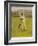 The Legendary Cricketer, Dr. W.G. Grace Poised with His Bat-null-Framed Photographic Print