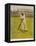 The Legendary Cricketer, Dr. W.G. Grace Poised with His Bat-null-Framed Premier Image Canvas