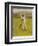 The Legendary Cricketer, Dr. W.G. Grace Poised with His Bat-null-Framed Photographic Print