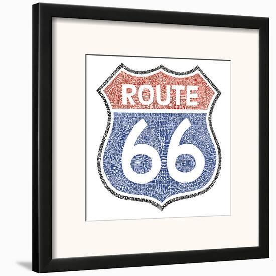 The Legendary Route 66-null-Framed Art Print