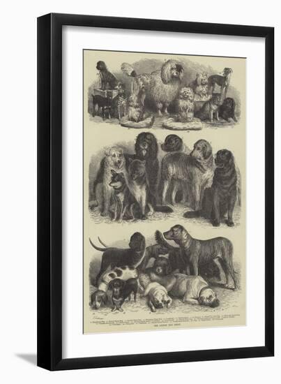 The Leipsic Dog Show-null-Framed Giclee Print