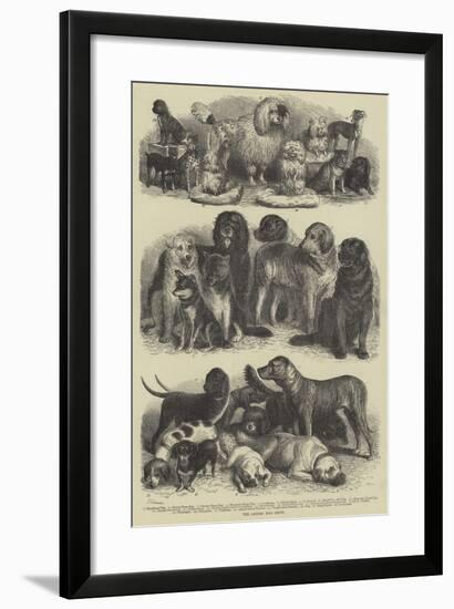 The Leipsic Dog Show-null-Framed Giclee Print