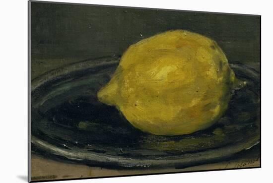 The Lemon, 1880-Edouard Manet-Mounted Giclee Print