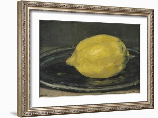 The Lemon, 1880-Edouard Manet-Framed Giclee Print