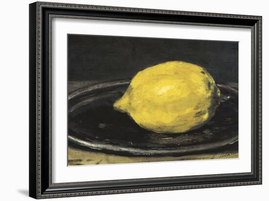 The Lemon (Le Citron)-Edouard Manet-Framed Art Print