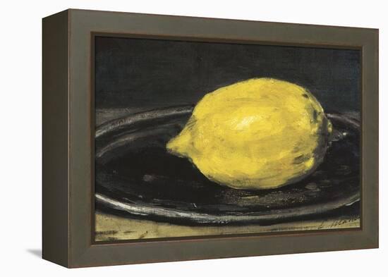 The Lemon (Le Citron)-Edouard Manet-Framed Stretched Canvas