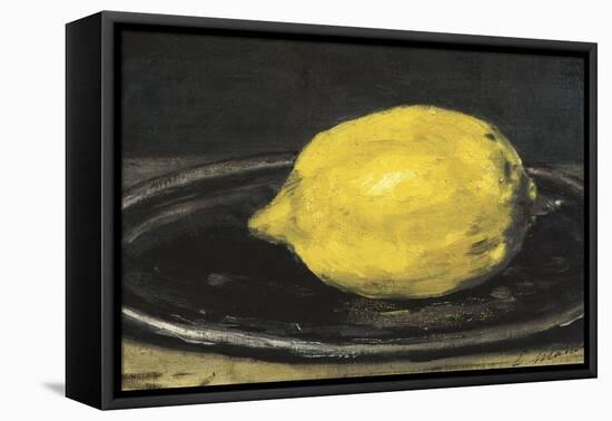 The Lemon (Le Citron)-Edouard Manet-Framed Stretched Canvas