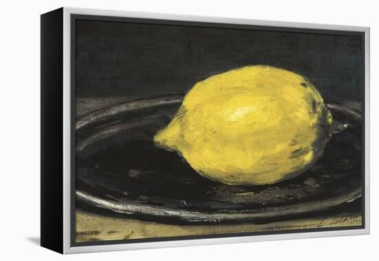 The Lemon (Le Citron)-Edouard Manet-Framed Stretched Canvas