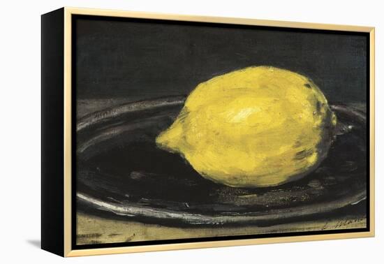 The Lemon (Le Citron)-Edouard Manet-Framed Stretched Canvas