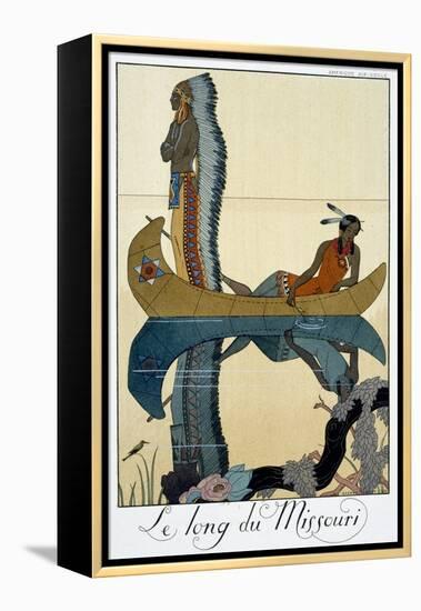 'The Length of the Missouri', 1922-Georges Barbier-Framed Premier Image Canvas