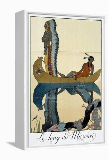 'The Length of the Missouri', 1922-Georges Barbier-Framed Premier Image Canvas