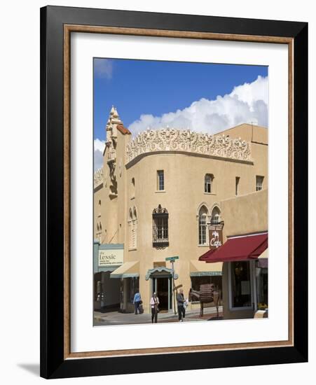 The Lensic Performing Arts Center, Santa Fe, New Mexico, United States of America, North America-Richard Cummins-Framed Photographic Print