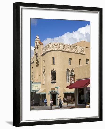 The Lensic Performing Arts Center, Santa Fe, New Mexico, United States of America, North America-Richard Cummins-Framed Photographic Print