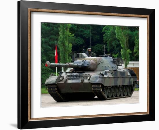 The Leopard 1A5 MBT of the Belgian Army in Action-Stocktrek Images-Framed Photographic Print