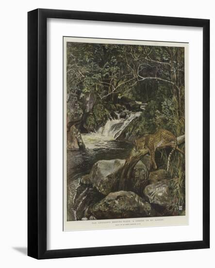 The Leopard's Resting-Place, a Corner of My Garden-Harry Hamilton Johnston-Framed Giclee Print