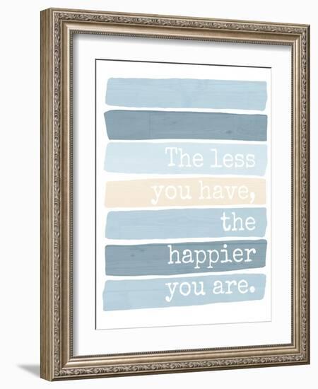 The Less You Have-Anna Quach-Framed Art Print