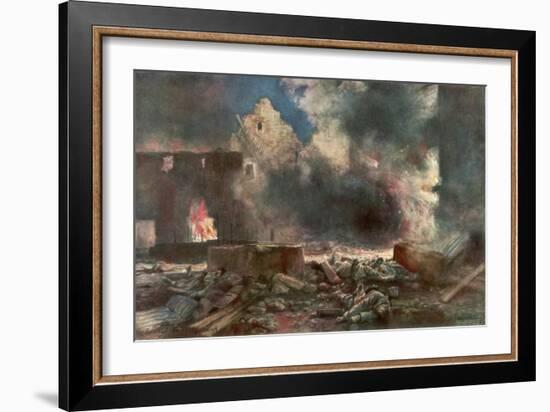 The Lessard Farm, Between Marizy and Neuilly Saint Front, France, 18 July 1918-Francois Flameng-Framed Giclee Print