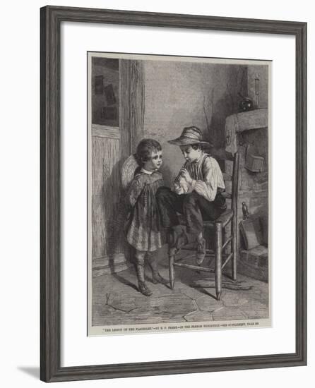 The Lesson on the Flageolet-null-Framed Giclee Print