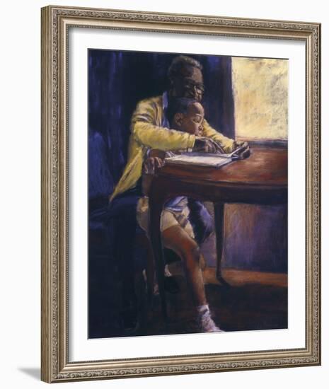 The Lesson-Sharon Wilson-Framed Giclee Print