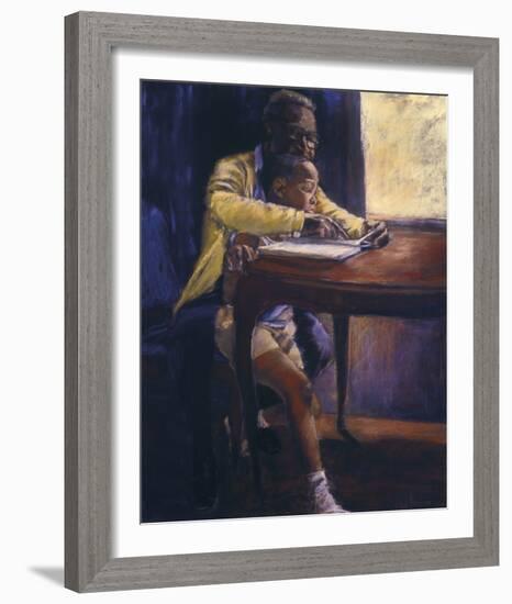 The Lesson-Sharon Wilson-Framed Giclee Print