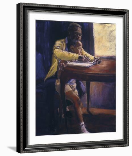 The Lesson-Sharon Wilson-Framed Giclee Print