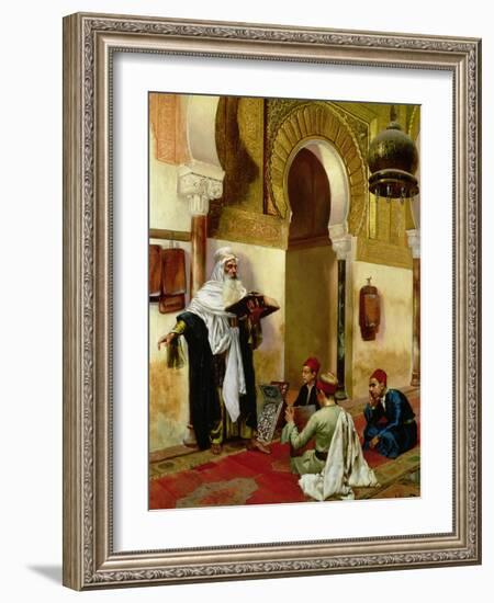 The Lesson-Rudolphe Ernst-Framed Giclee Print