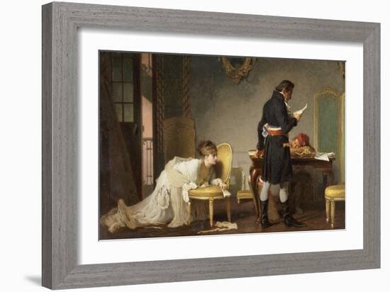 The Letter, 1877-Marcus Stone-Framed Giclee Print