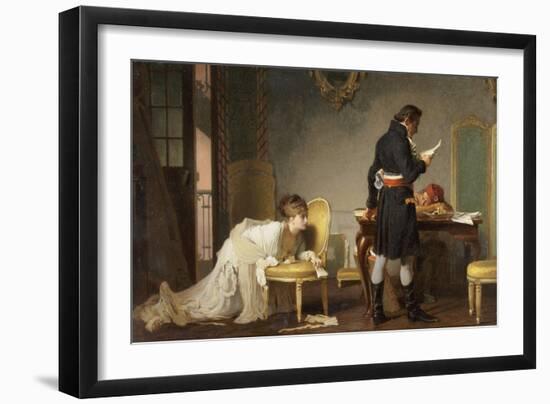 The Letter, 1877-Marcus Stone-Framed Giclee Print