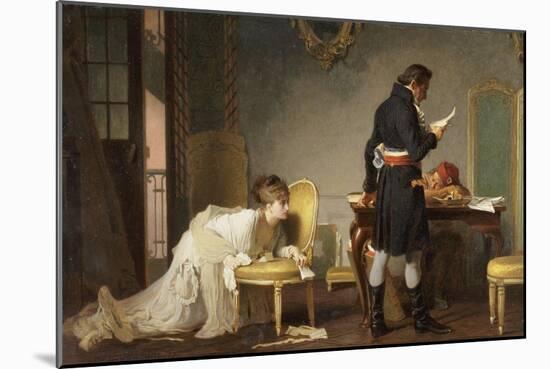 The Letter, 1877-Marcus Stone-Mounted Giclee Print