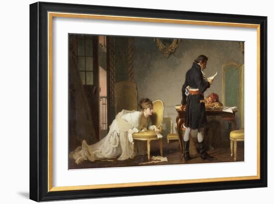 The Letter, 1877-Marcus Stone-Framed Giclee Print