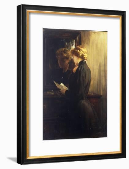 The Letter, 1910-James Carroll Beckwith-Framed Giclee Print