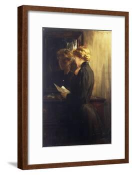 The Letter, 1910-James Carroll Beckwith-Framed Giclee Print