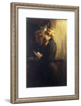 The Letter, 1910-James Carroll Beckwith-Framed Giclee Print