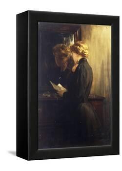 The Letter, 1910-James Carroll Beckwith-Framed Premier Image Canvas
