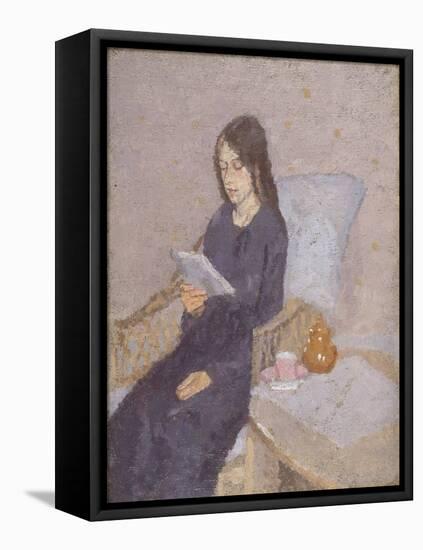 The Letter, 1924 (Oil on Canvas)-Gwen John-Framed Premier Image Canvas